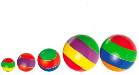 Купить Мячи резиновые (комплект из 5 мячей различного диаметра) в Комсомольске 
